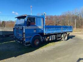 Left hand drive Scania 142h, Truck, manual gearbox, air con, on springs