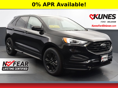 2024 Ford Edge SE Agate Black Metallic 4D Sport Utility - Shipping Available!