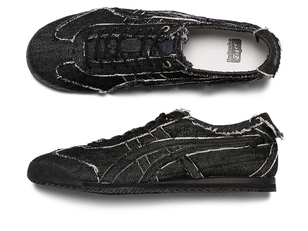 Pre-owned Onitsuka Tiger Mexico 66 Sd Japanese Denim Black/black 1183c310.001 Usm8-11.5