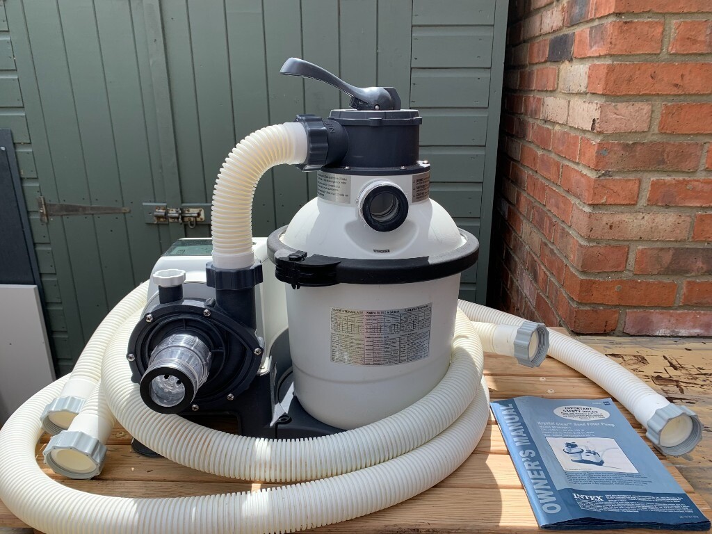 Intex Krystal Clear 1200 Gph Swimming Pool - Sand Filter Pump - SF90220 ...