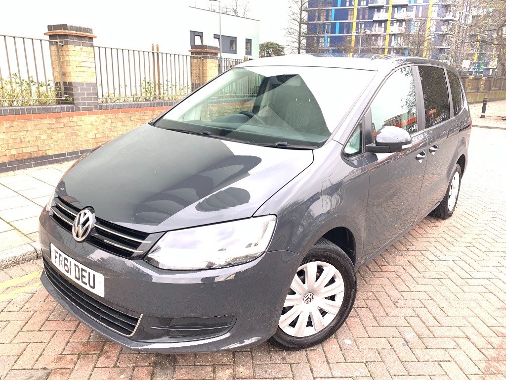 VW Sharan 2012 (61reg) Diesel, Automatic, 7 Seats MPV, PCO & MOT ready