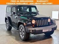 2013 T JEEP WRANGLER 2.8 CRD SAHARA SUV 2DR DIESEL AUTO 4WD EURO 5 (197 BHP) DIE