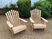 Two Adirondack chairs for sale 