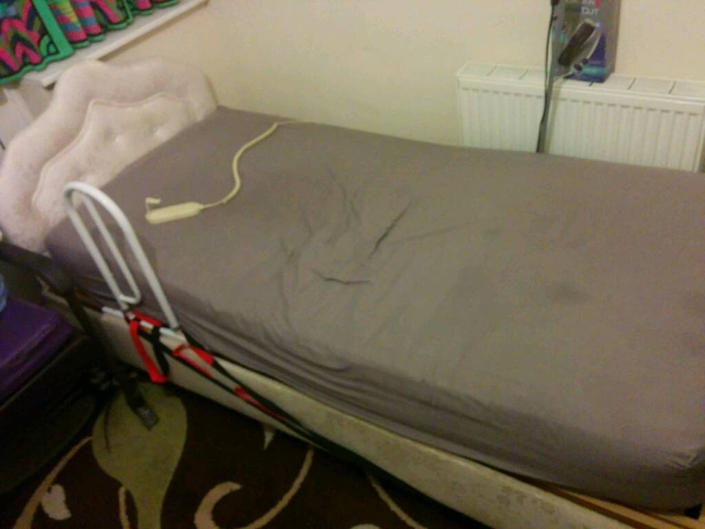 Single 3ft bed electric adjustable disability support mobility with