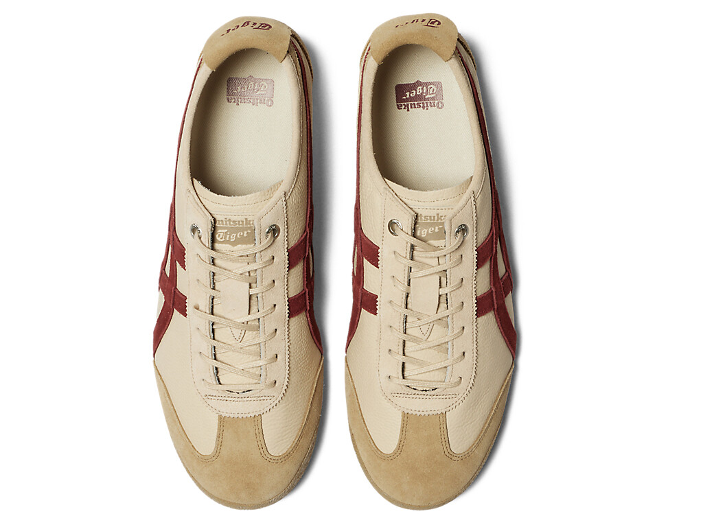 Pre-owned Onitsuka Tiger Mexico 66 Sd Beige X Beet Juice 2024new Sneaker Us Men's 4-14