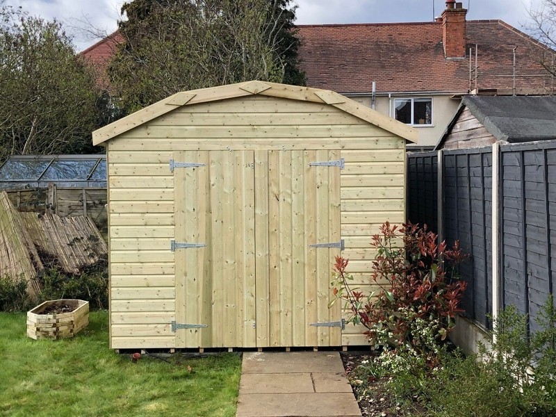 buy 7x7 barn style shed with high roof by finewood from