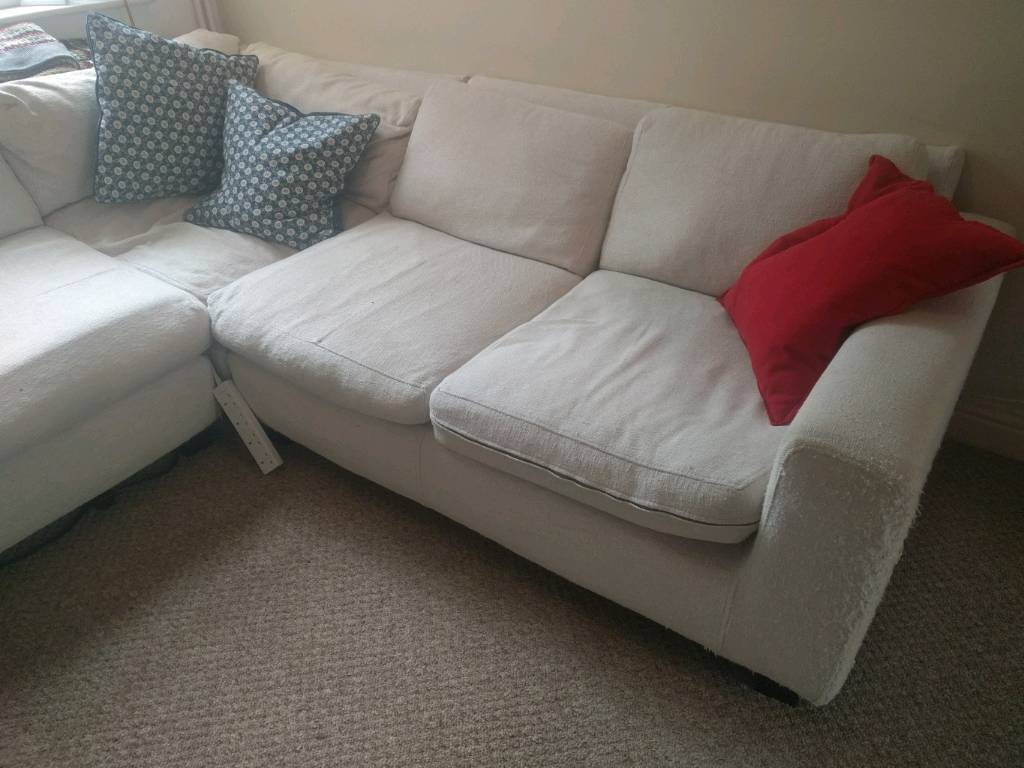 White corner sofa with 5 sittings in Coventry, West Midlands Gumtree