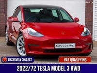 2022 Tesla Model 3 RWD 4dr Auto SALOON Electric Automatic