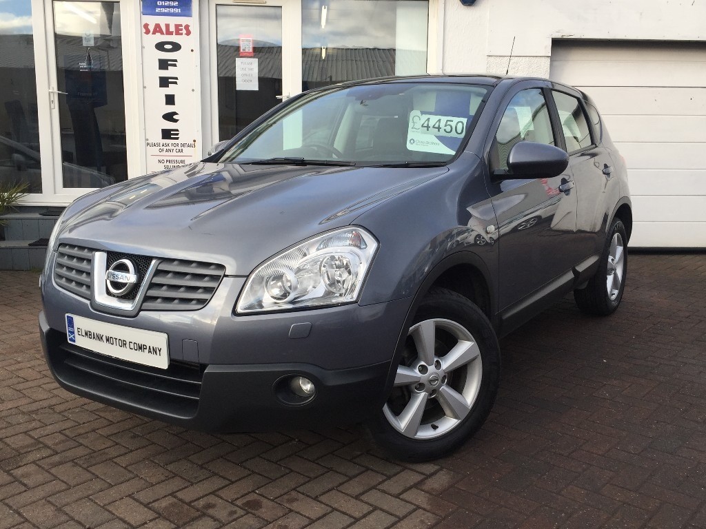 Nissan qashqai 2008 черный