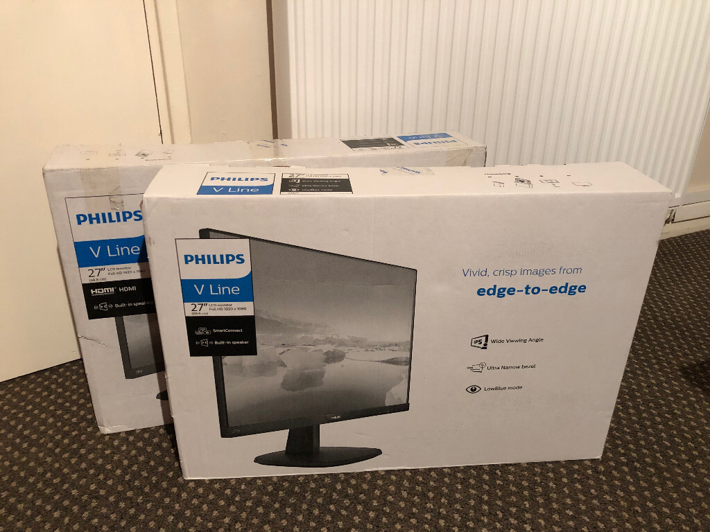Computers Accessories Monitors Monitors Philips 273v7qdab 27 Inch Vga Ips Full Hd Monitor With Speakers Black Medjanet De