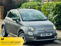 2018 Fiat 500 1.2 Lounge Hatchback 3dr Petrol Manual Euro 6 (s/s) (69 bhp) Hatch
