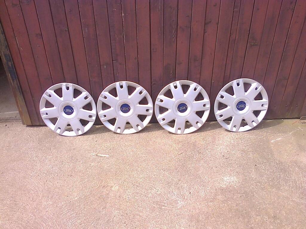 Mk6 Ford Fiesta 15 Inch Wheel Trims Hub Caps Set Of 4 Genuine Ford