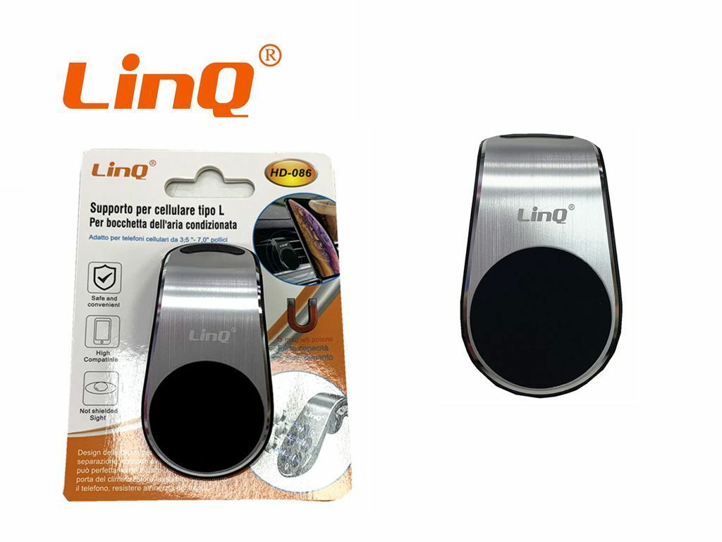 Supporto Auto Magnetico Bocchetta Aria Condizionata Smartphone Linq Hd-086