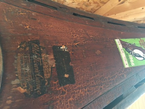 Excellent Vintage 17’ Otca Wooden Canoe June 1939 by Old Town Canoe