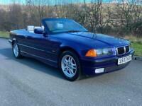1998 BMW 3 Series 318i 2dr E36 CONVERTIBLE ONE LADY OWNER 39000 MILES INDIVIDUAL