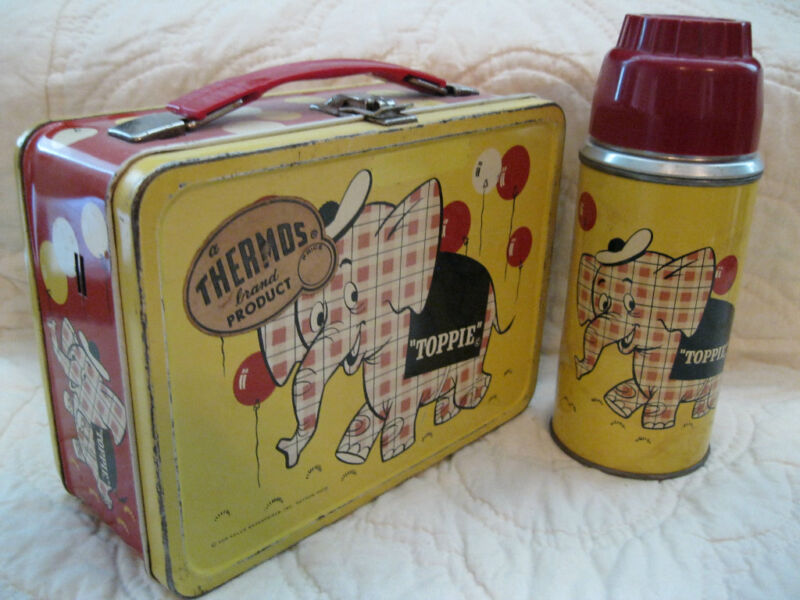 VINTAGE RARE METAL LUNCHBOX COLLECTION!  LARGEST OFFERED IN THE WORLD! TOPPIE!