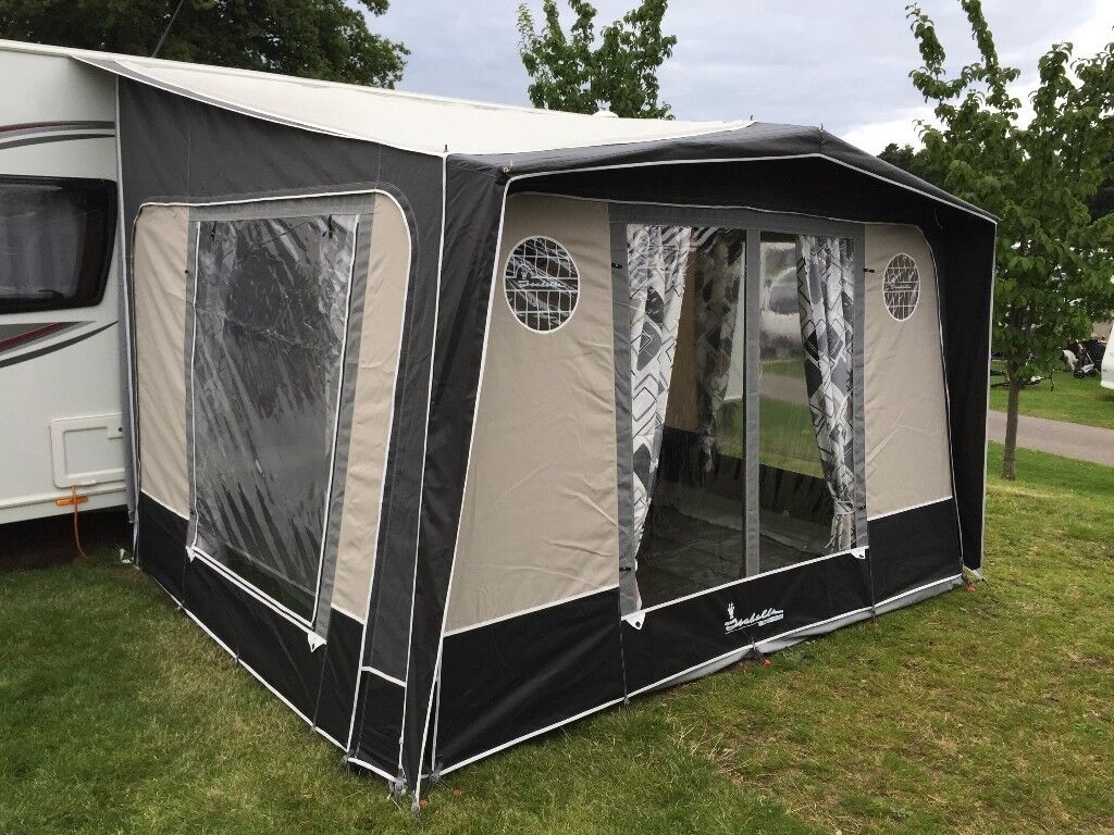 Isabella Magnum Coal 250 Porch Awning With Carbon Fibre Poles Used