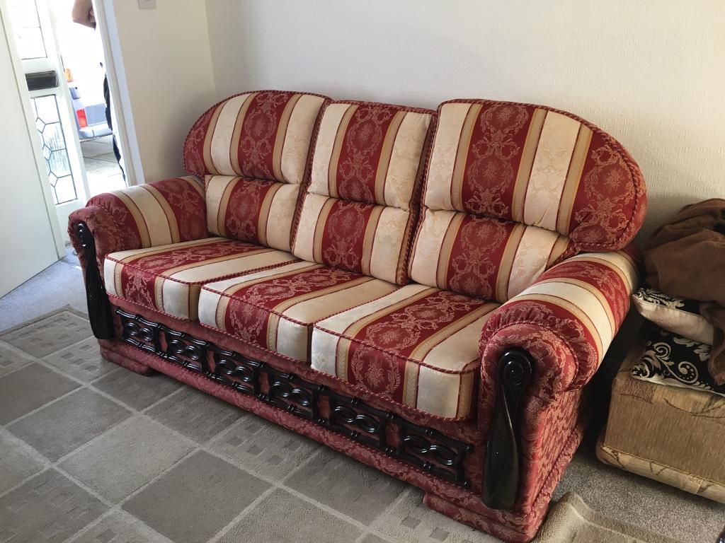 Quick Sale CHEAP 3 Piece Sofa Set 3 Seater 2 X 1 Seaters In
