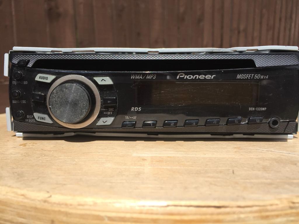 PIONEER DEH1320MP CAR STEREO RADIO/CD MP3 WMA AUX PLAYER in