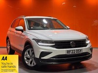 2022 22 VOLKSWAGEN TIGUAN 1.5 TSI LIFE SUV 5DR PETROL MANUAL EURO 6 (S/S) (130 P