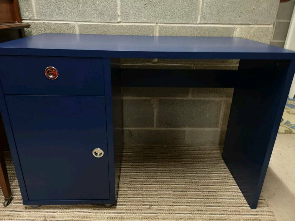 Blue Office Desk in Dunmurry, Belfast Gumtree