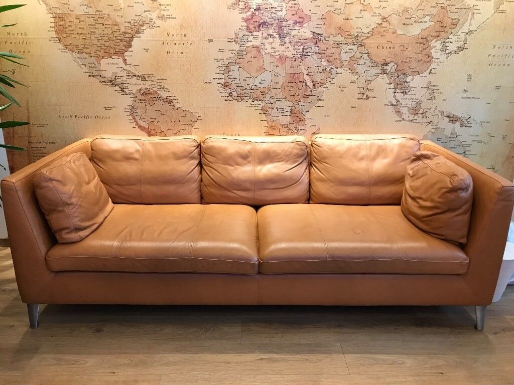 ikea dagstorp leather sofa