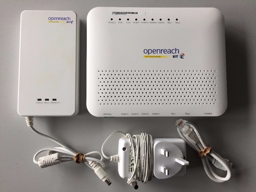BT OPENREACH HG8240 MODEMINCLUDES BT BATTERY BACKUP UNIT in Bicton
