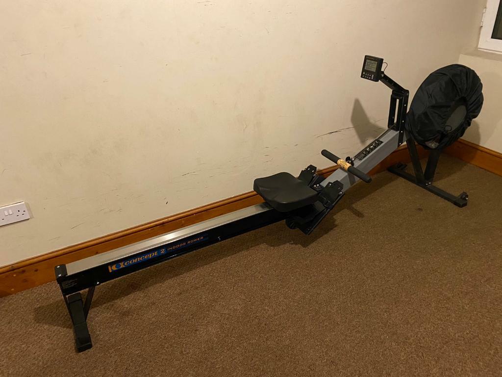 Concept 2 Rower Model C PM2 Rowing Machine Erg Excellent Running