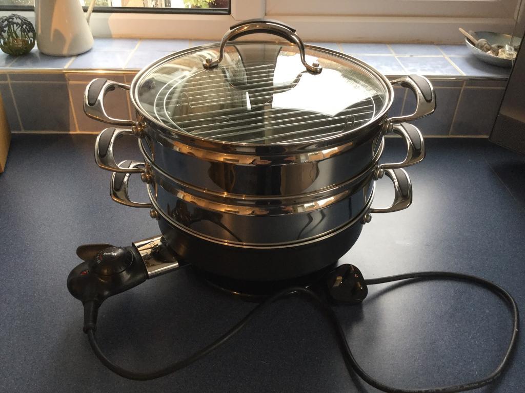 Prestige electric steamer cooker stainless steel. Excellent condition