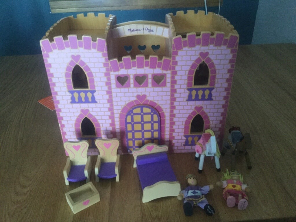 Melissa and Doug wooden castle playset in Burgess Hill, West Sussex