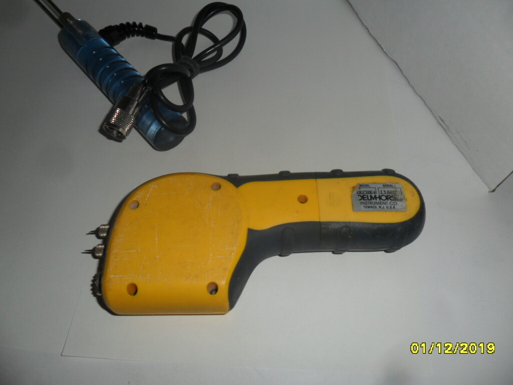 Delmhorst Tech Check Plus Moisture Meter Tester Techcheck Working Condition