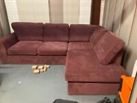 Right Hand DFS Sofa in excellent condition for sale