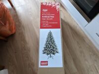 Argos 6FT Artificial Snow Tipped Christmas Tree 180cm Original Box