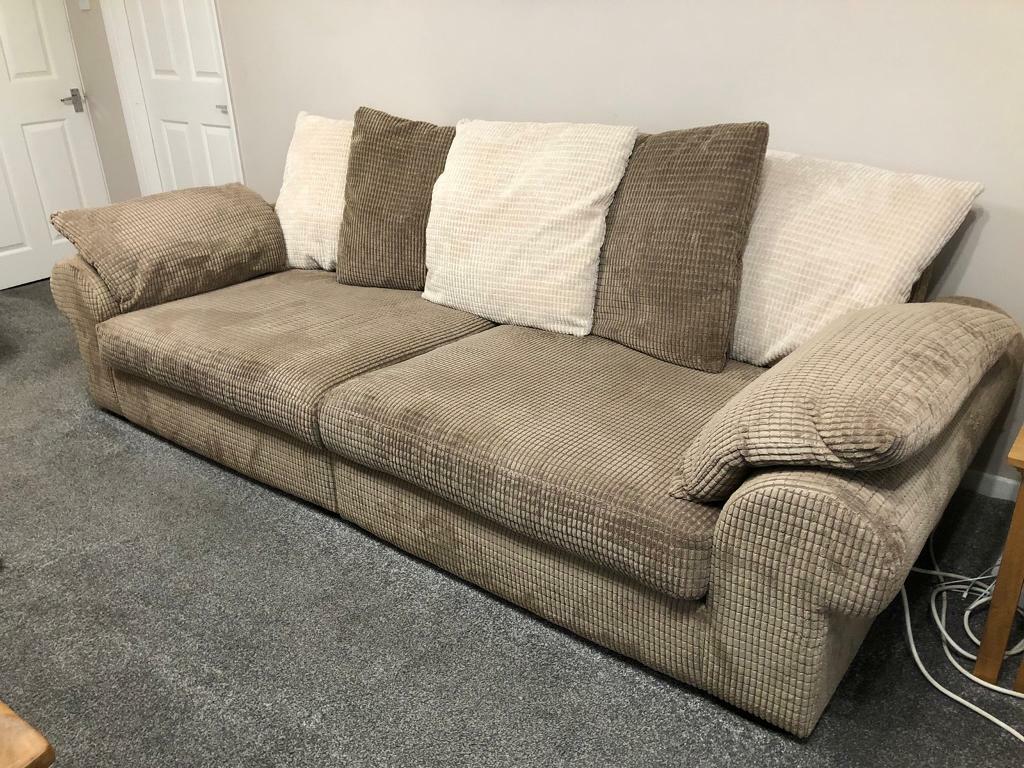 4 and 3 settee settees for sale in Chesterfield, Derbyshire Gumtree