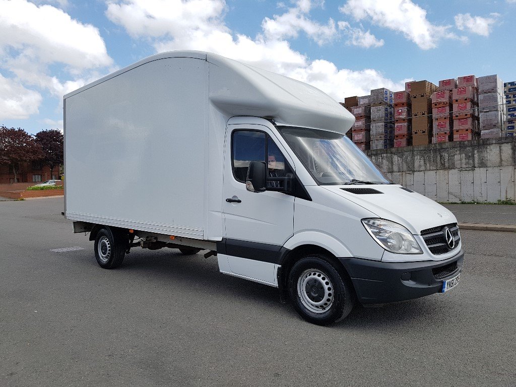 2011/61 MERCEDES SPRINTER 313 CDI EURO 5 XLWB AERODYNAMIC LUTON BOX BODY VAN IN IMMACULATE