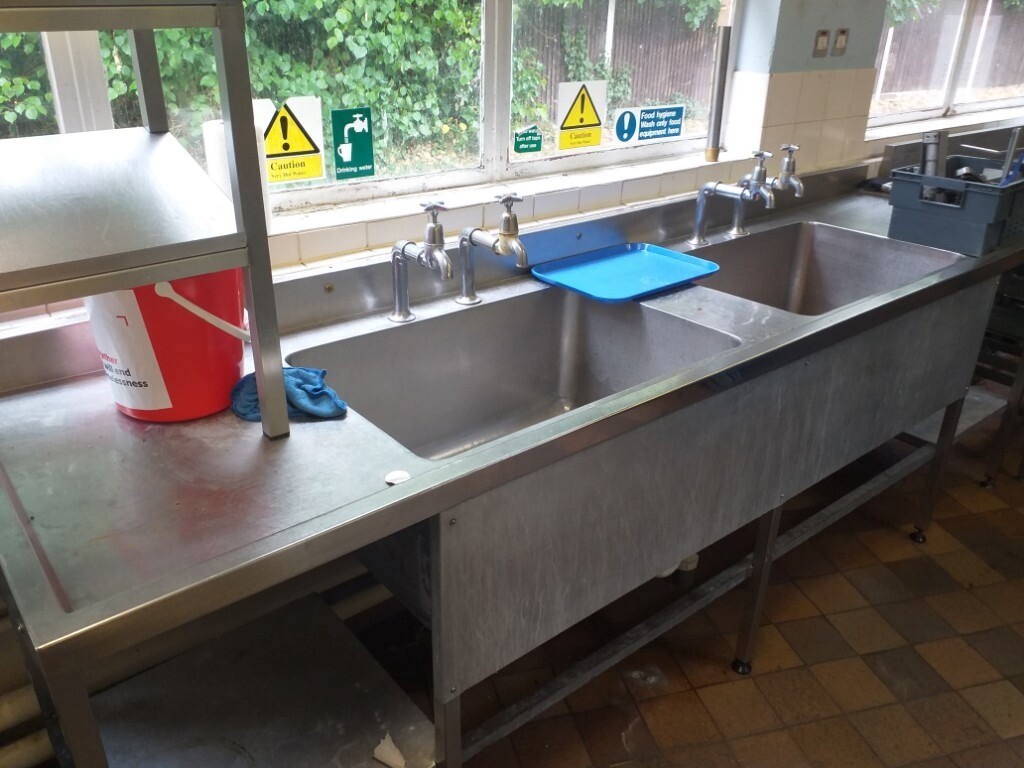 Extra large deep Sinks catering equipment commercial stainless steel