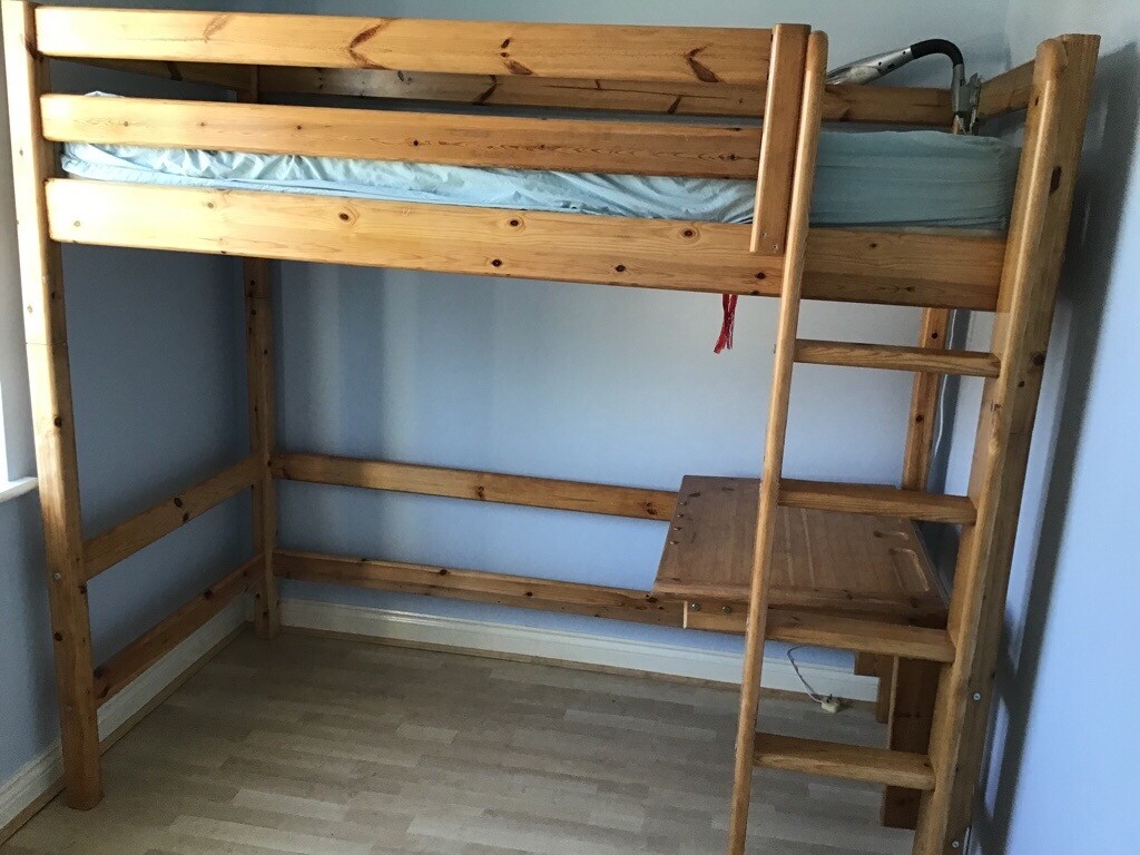 Flexa High Sleeper Beds X 2 Plus Wardrobe In Ely Cambridgeshire