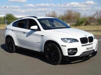 2011 BMW X6 XDRIVE 30D AUTO / PADDLE 3.0 DIESEL WHITE HIGH SPEC 22" ALLOYS LOOK