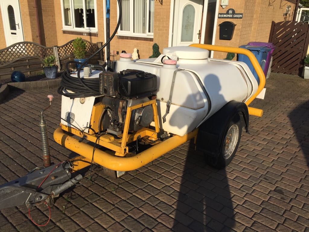 Towable jetter jet wash drainage brendon bowser Honda diesel in West