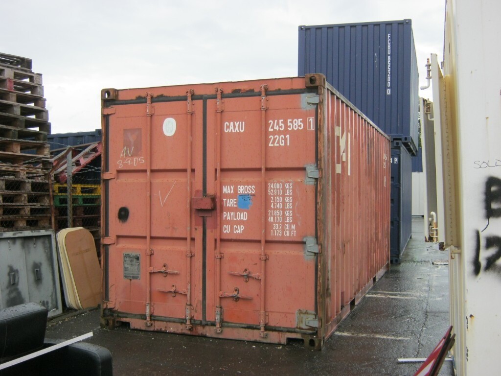 10ft x 8ft Used Shipping Container FOR SALE ONLY £995+VAT secure steel