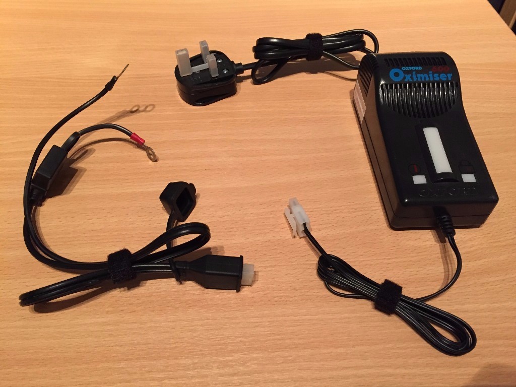 Oxford Oximiser 600 (model OF950) motorbike battery charger in Church