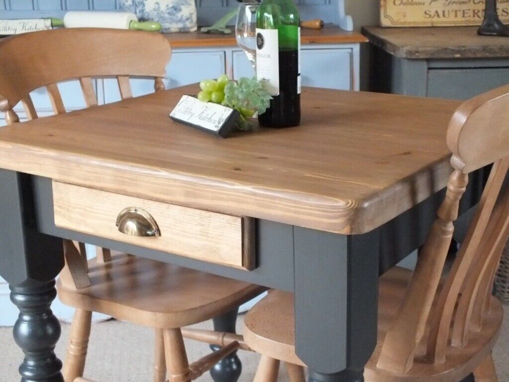 small farmhouse style kitchen table