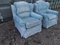 Multiyork 2 Armchairs Very Good Condition with Removable Covers