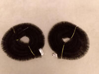 Two Hedgehog Gutter Brushes (each 100mm x 4m, black)