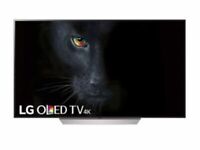 4k tv LG oled tv 65” stand and wall mount included lg oled65c7v