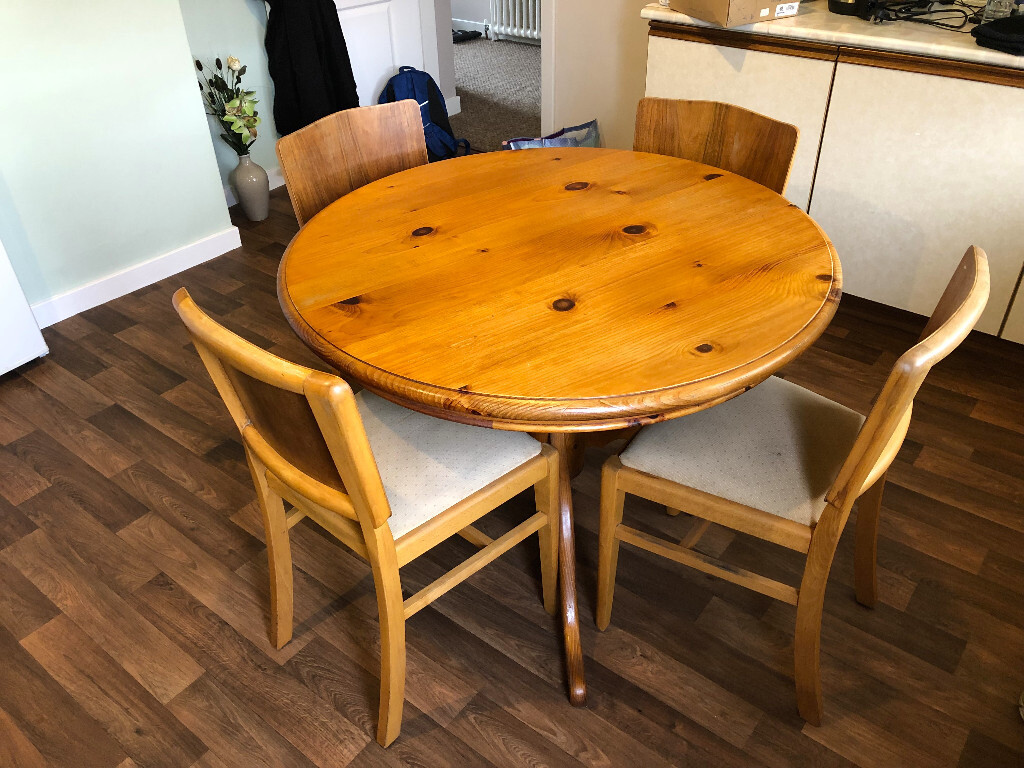 solid pine kitchen table