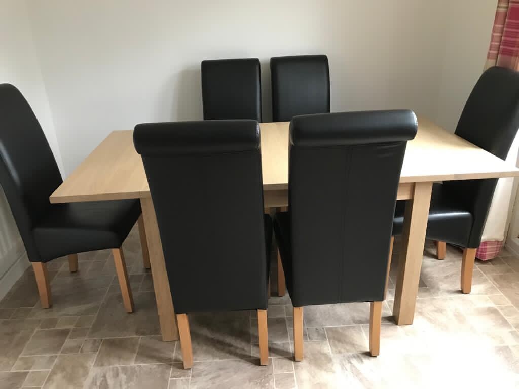 4 seater dining table with extendable in StokeonTrent