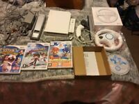 Wii console bundle,4 games etc