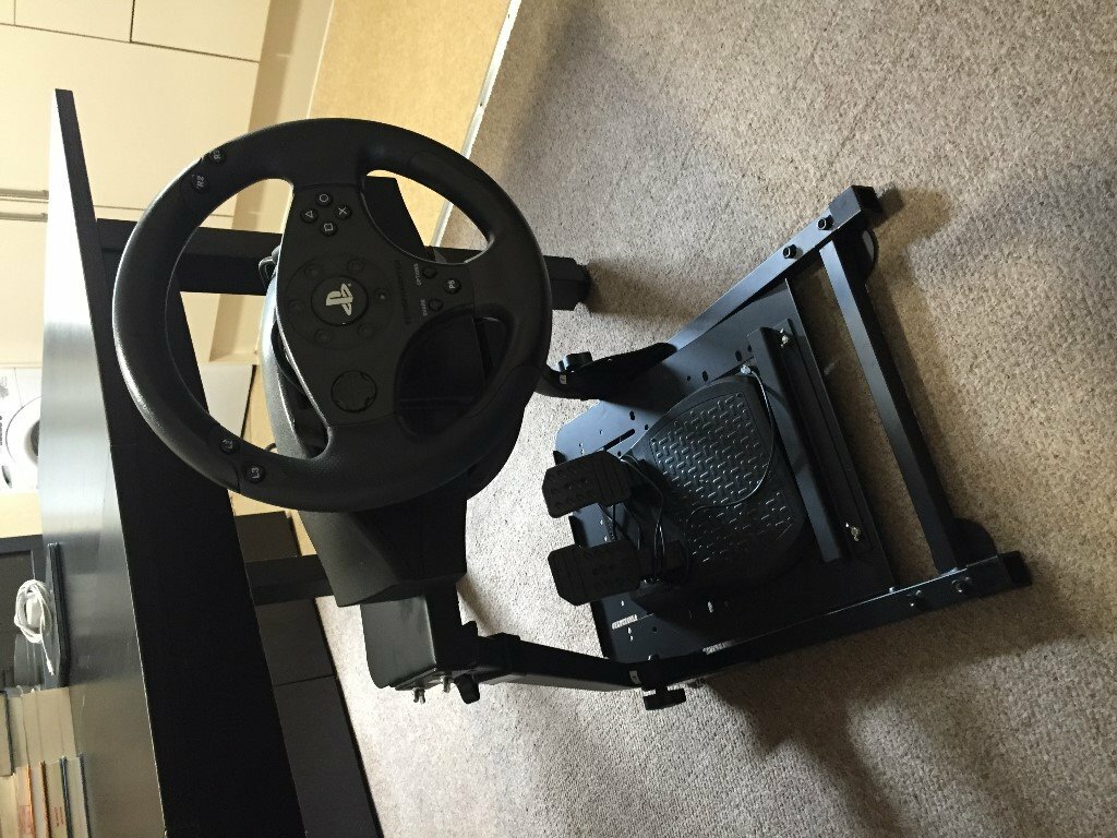 Thrustmaster T80 Racing Wheel and XRocket Racing Rig Stand in Beeston