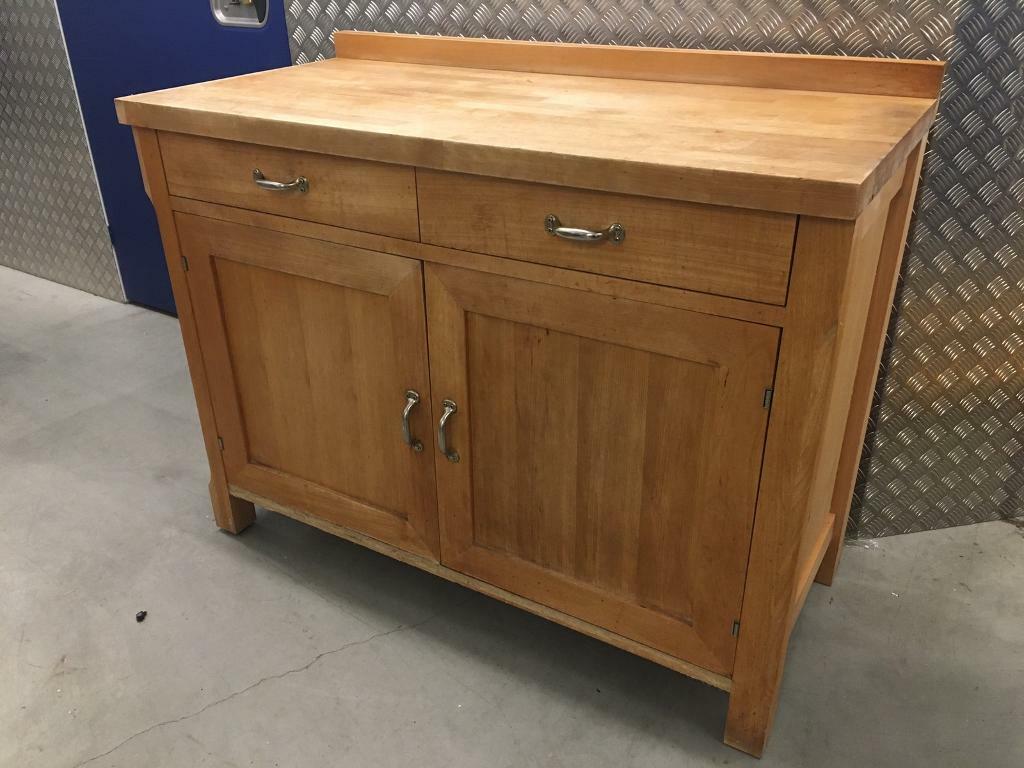 Habitat Olivia solid Beech freestanding kitchen cupboard Laura Ashley